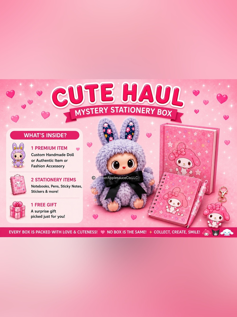 🎀✨Cute Haul✨ — Mystery Stationery Box🎀